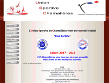 Tablet Screenshot of chamalieres-gym.com
